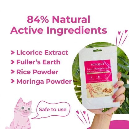4-in-1 Bikini Hair Removal Wax Powder Mask - Two Different Flavors Available