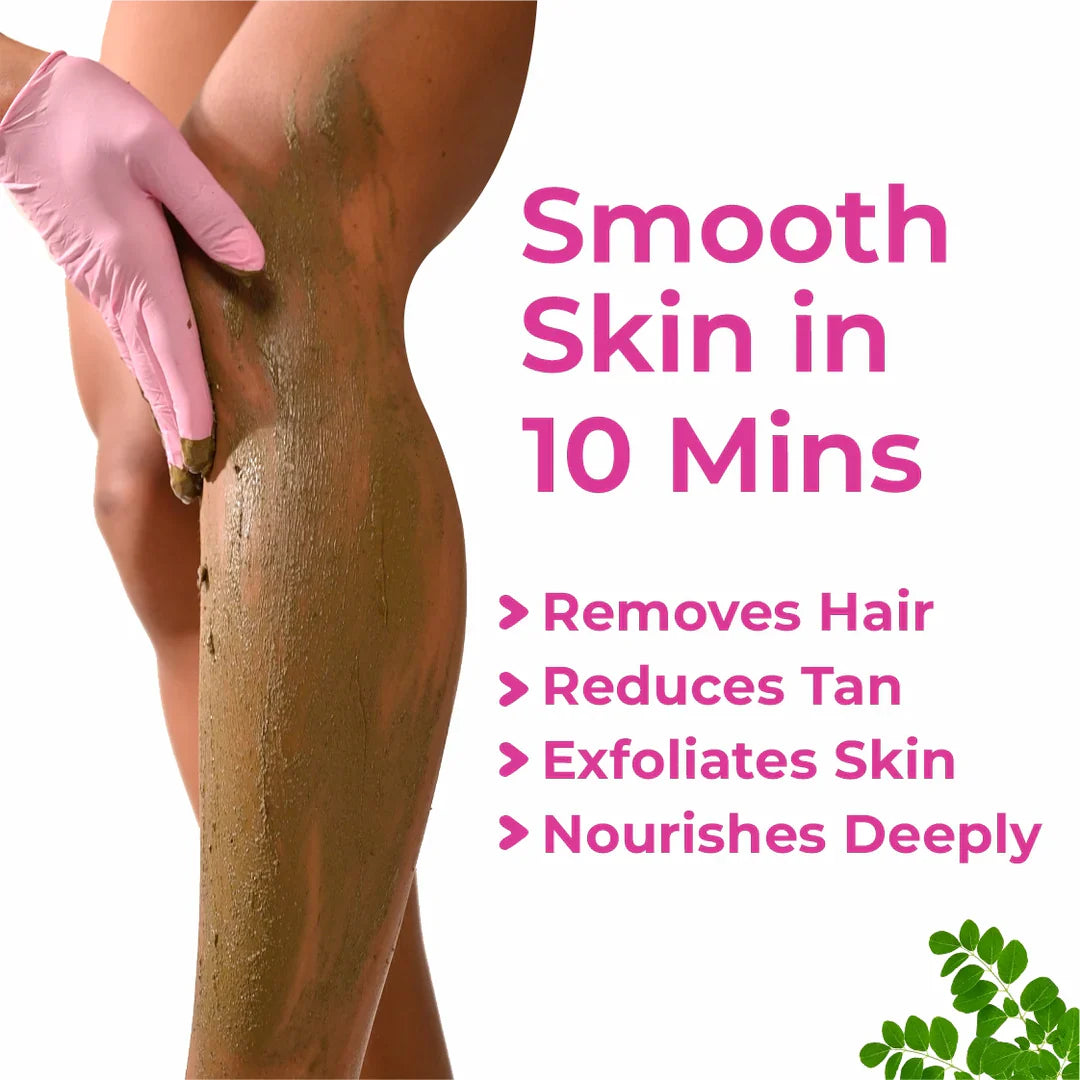 4-in-1 Bikini Hair Removal Wax Powder Mask - Two Different Flavors Available