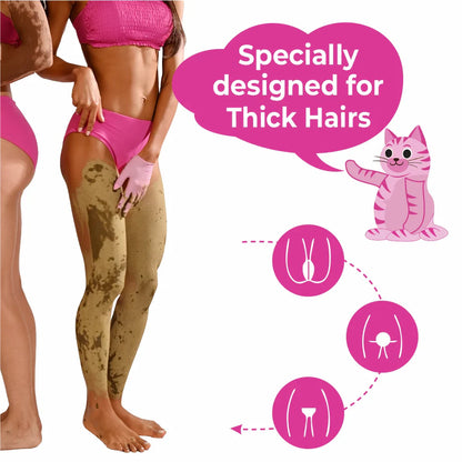 4-in-1 Bikini Hair Removal Wax Powder Mask - Two Different Flavors Available